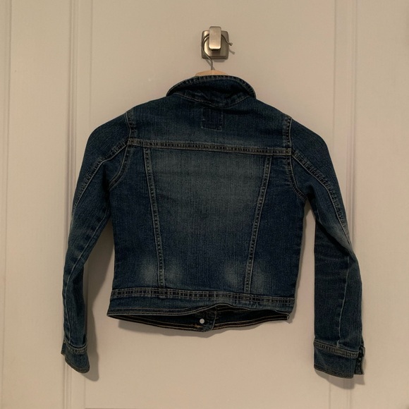 Blue Button-down Denim Jean Jacket - Picture 4 of 4